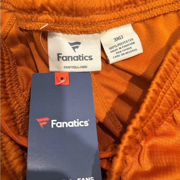 Fanatics Orange and Gray Men's Athletic Shorts - Picture 2 of 9